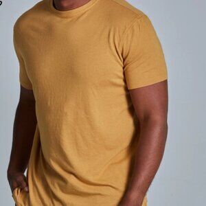 Men's Onno Short Sleeve Bamboo T-Shirt Mustard